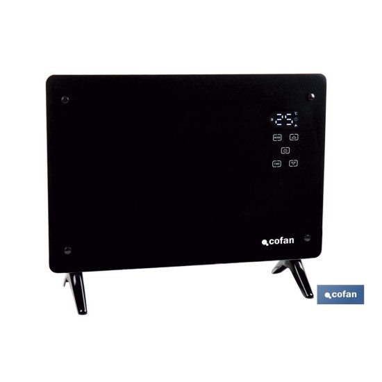 CONVECTOR DE PANEL DE VIDRIO PANTALLA LED 1500 W