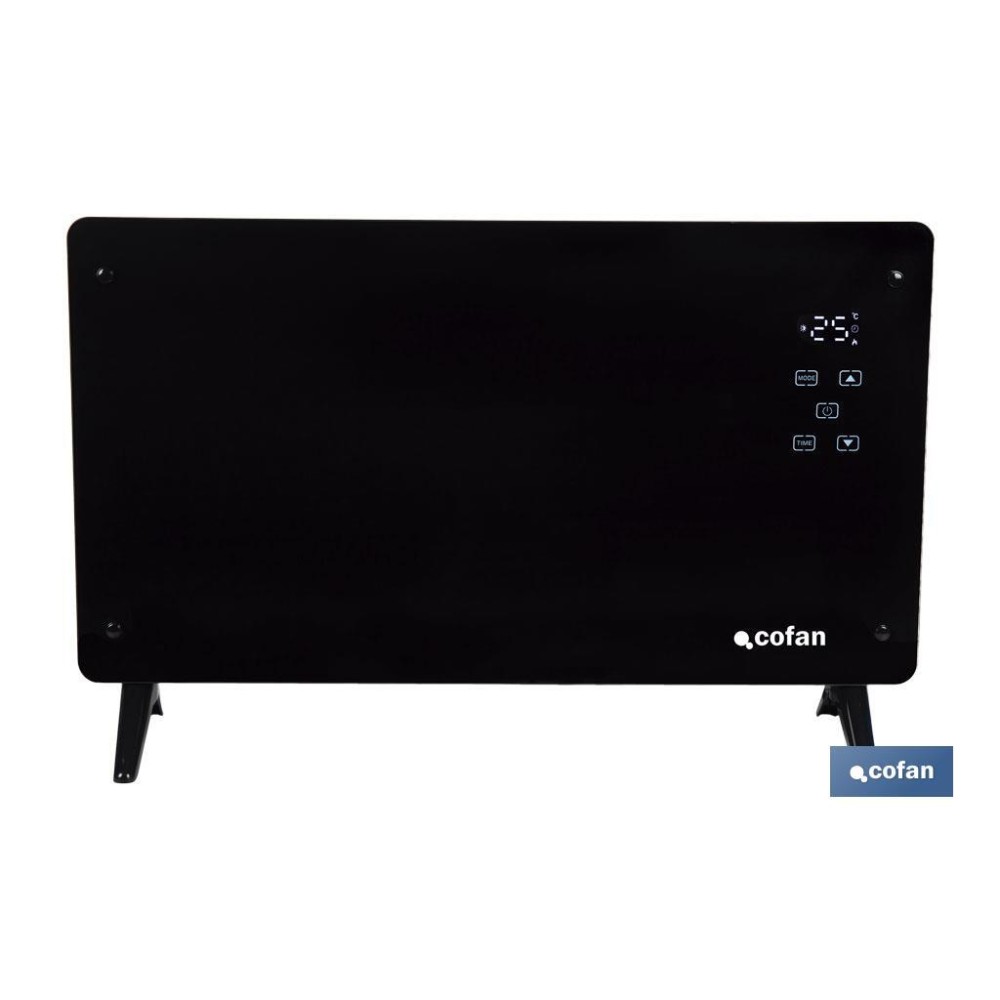 CONVECTOR DE PANEL DE VIDRIO PANTALLA LED 2000 W