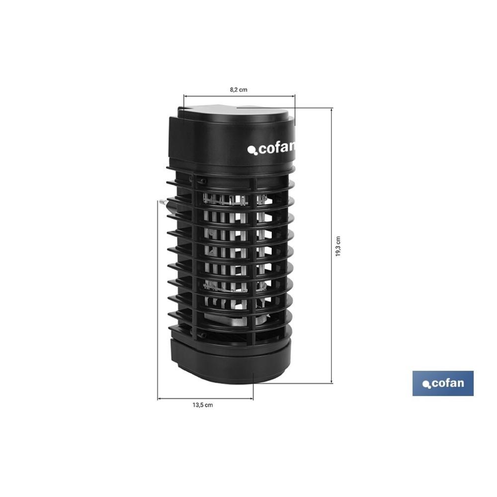 LÁMPARA LED ANTIINSECTOS DE ENCHUFE 3 W 50 M2