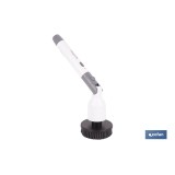 CEPILLO DE LIMPIEZA ELÉCTRICO RECARGABLE POR USB CON 2 VELOCIDADES Y 11 ACCESORIOS INTERCAMBIABLES