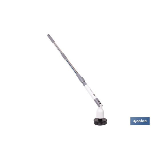 CEPILLO DE LIMPIEZA ELÉCTRICO RECARGABLE POR USB CON 2 VELOCIDADES Y 11 ACCESORIOS INTERCAMBIABLES