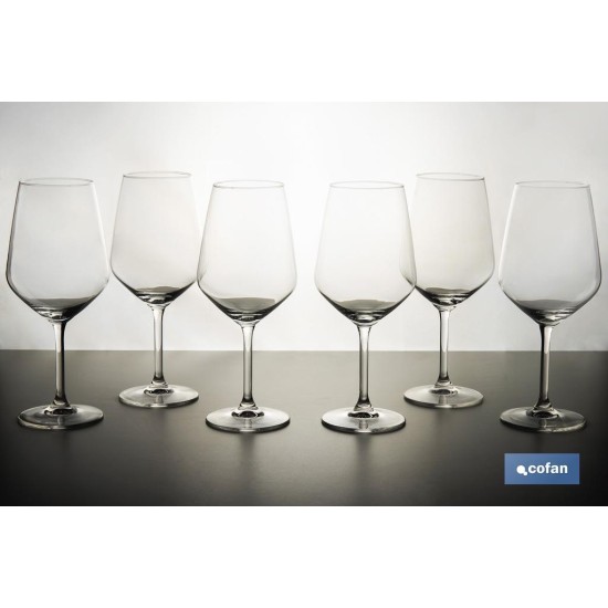 PACK DE 6 COPAS VINO 53 CL GAMA ARISVI