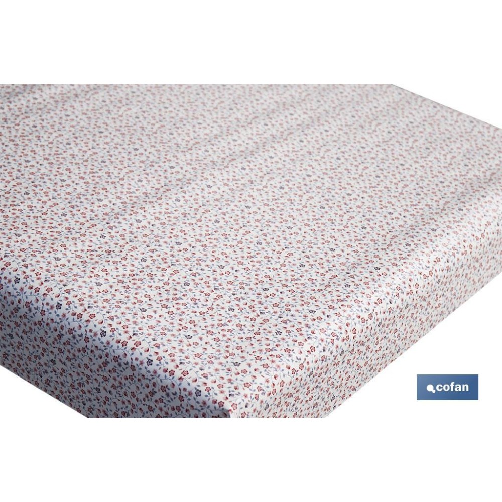 ROLLO DE HULE DISEÑO FLOR 1,40 X 20 M