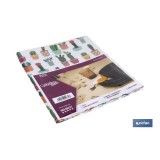 MANTEL ANTIMANCHAS CACTUS  1,40 X 1,40