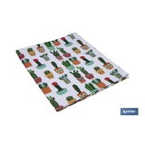 MANTEL ANTIMANCHAS CACTUS  1,40 X 1,80