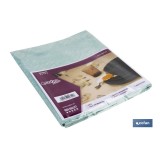 MANTEL ANTIMANCHAS RESINADO TURQUESA   1,40 x1,40m