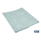 MANTEL ANTIMANCHAS RESINADO TURQUESA   1,40 x1,40m