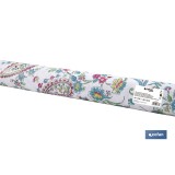ROLLO DE HULE DISEÑO JARDÍN FLORAL 1,40 x 25 M