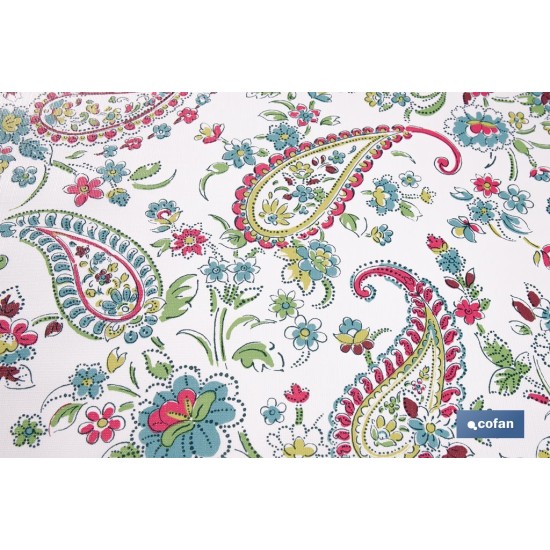 ROLLO DE HULE DISEÑO JARDÍN FLORAL 1,40 x 25 M