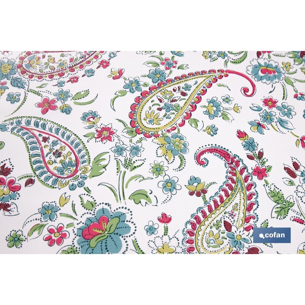 ROLLO DE HULE DISEÑO JARDÍN FLORAL 1,40 x 25 M