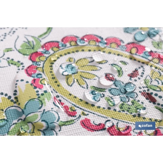 ROLLO DE HULE DISEÑO JARDÍN FLORAL 1,40 x 25 M