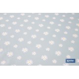 ROLLO DE HULE DISEÑO MARGARITAS JADE 1,40 x 25 M