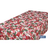 ROLLO DE MANTEL RESINADO ANTIMANCHAS ENCANTO NAVIDEÑO 75% ALGODÓN 25% POLIÉSTER 1,40 X 15 M