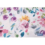 MANTEL REDONDO PRADO SILVESTRE ANTIMANCHAS RESINADO CONFECCIONADO 50% ALGODÓN 50% POLIESTER 1,40 X 1.40 M