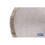 BAJOPLATO REDONDO DE COLOR CHAMPAGNE MEDIDA 38 CM
