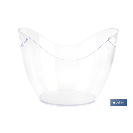 CUBITERA TRANSPARENTE POLIESTIRENO 8 L