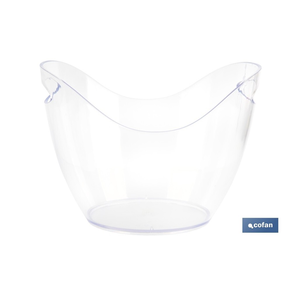 CUBITERA TRANSPARENTE POLIESTIRENO 8 L