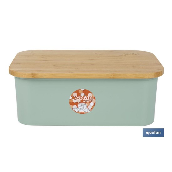PACK DE PANERA CON TAPA BAMBU ,6  VASOS DE AGUA VERDE Y 6 PLATOS VERDE