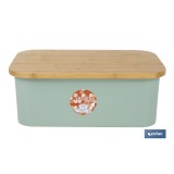 PACK DE PANERA CON TAPA BAMBU ,6  VASOS DE AGUA VERDE Y 6 PLATOS VERDE