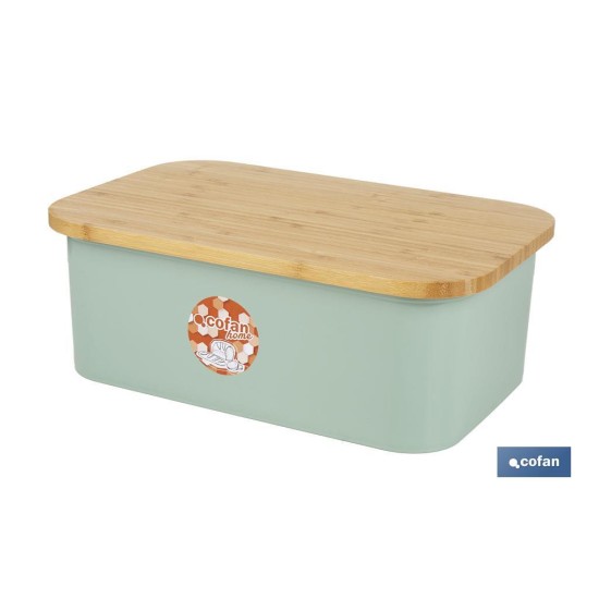 PACK DE PANERA CON TAPA BAMBU ,6  VASOS DE AGUA VERDE Y 6 PLATOS VERDE
