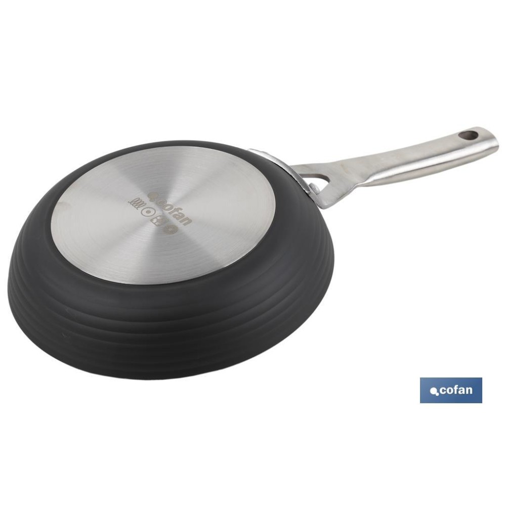 PACK DE 3 SARTENES FULL INDUCCIÓN ALUMINIO FORJADO 20 24 28 CM