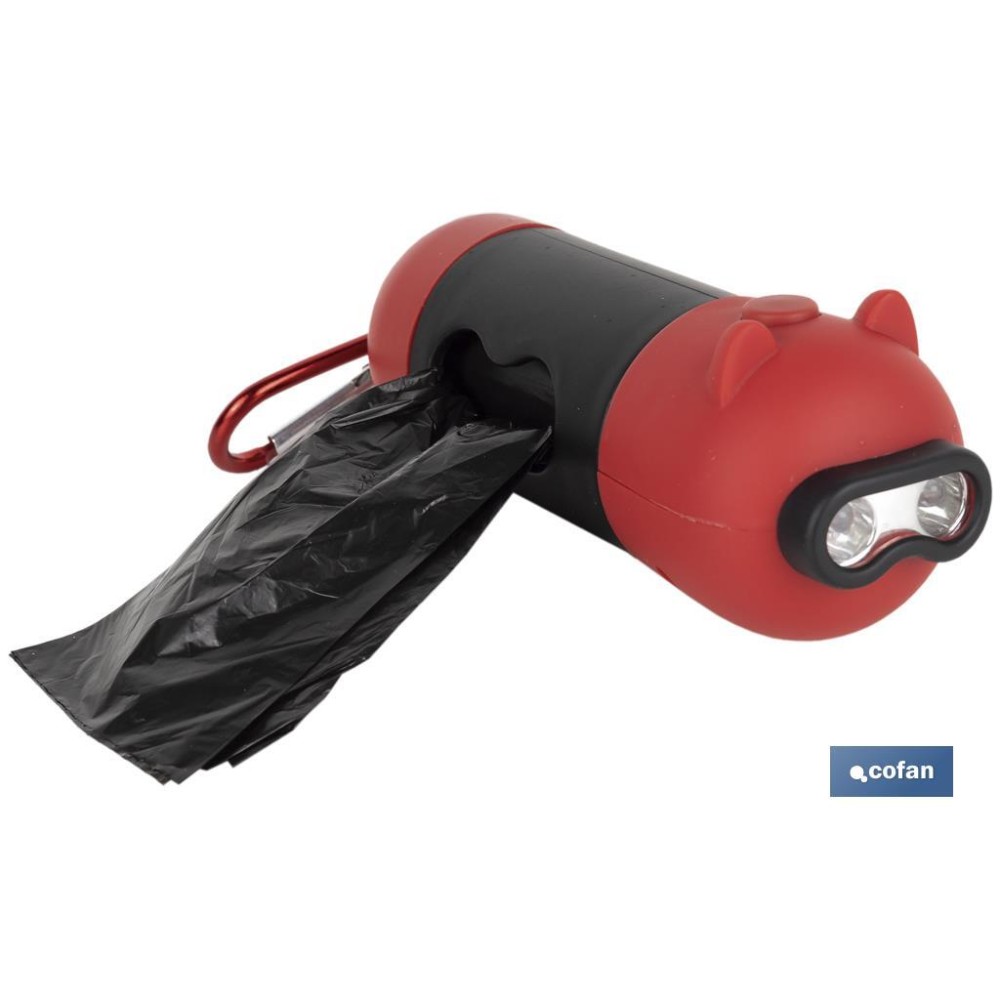 PACK DE DISPENSADOR DE BOLSAS MASCOTA, COMEDERO BEBEDERO Y JUGUETE MORDEDOR PERROS