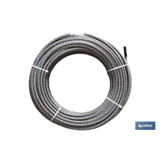 ROLLO CABLE GALVANIZADO 250 MTS. 2MM.