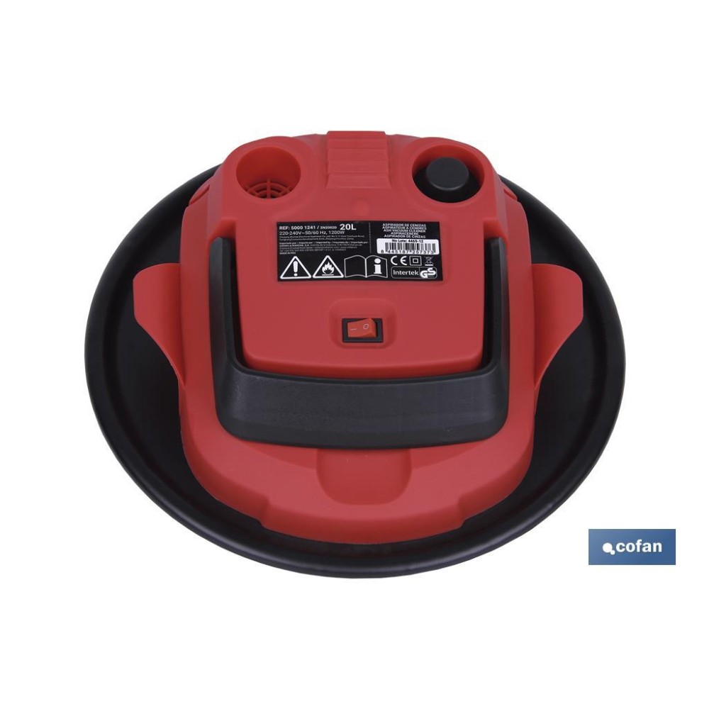 ASPIRADOR CENIZAS  MODELO ALLEY 20L 1200W