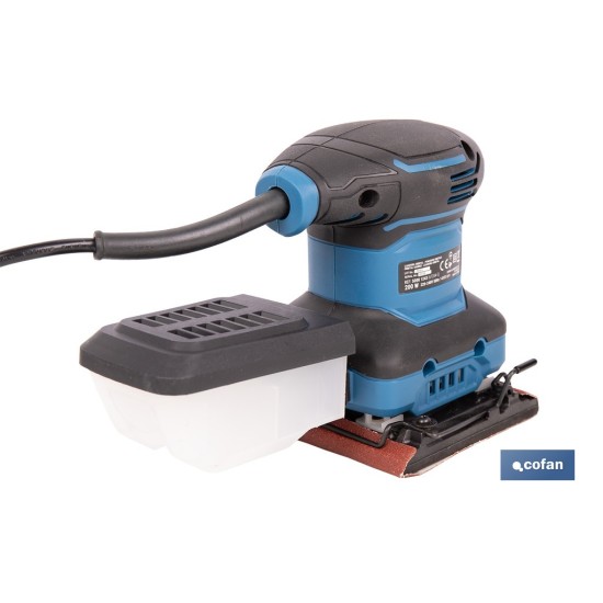 LIJADORA ORBITAL 200 W 14000 RPM 110 X 100 MM