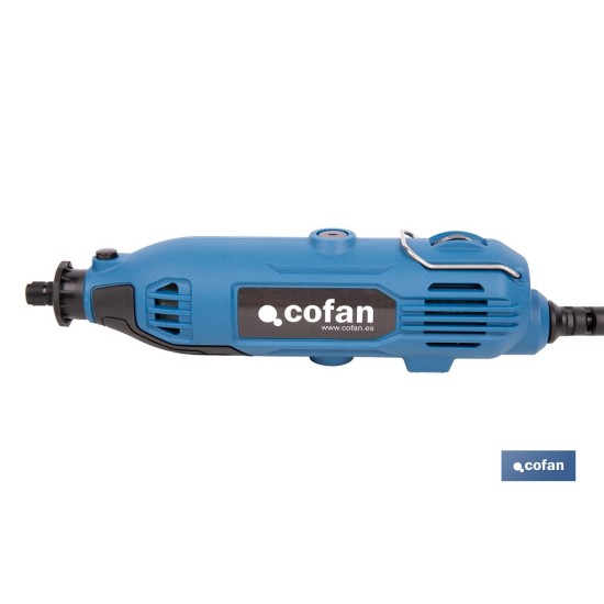 MULTIHERRAMIENTA ROTATIVA 135 W 8000-33000 RPM CON ACCESORIOS