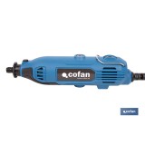 MULTIHERRAMIENTA ROTATIVA 135 W 8000-33000 RPM CON ACCESORIOS