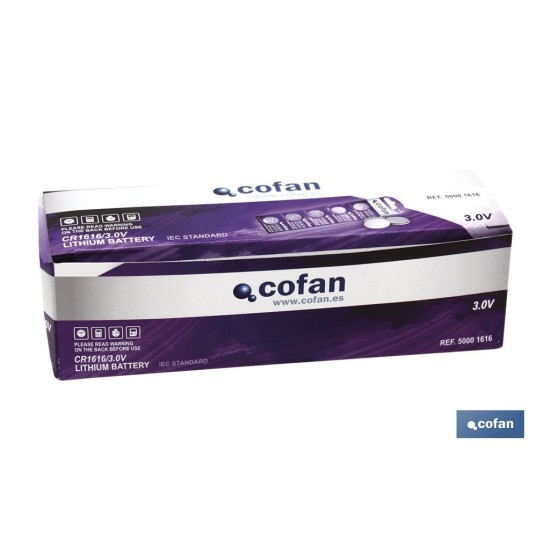 PILA BOTÓN CR1616/3,0V