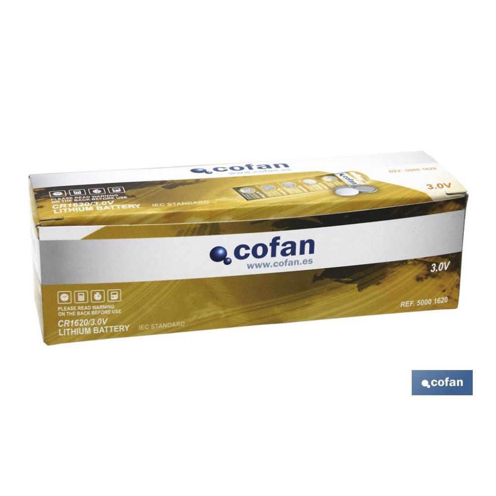 PILA BOTÓN CR1620/3,0V