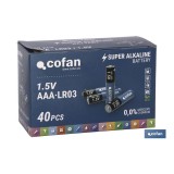 BLÍSTER DE 4 PILAS ALCALINAS PLUS LR03/AAA VENTA UNITARIA
