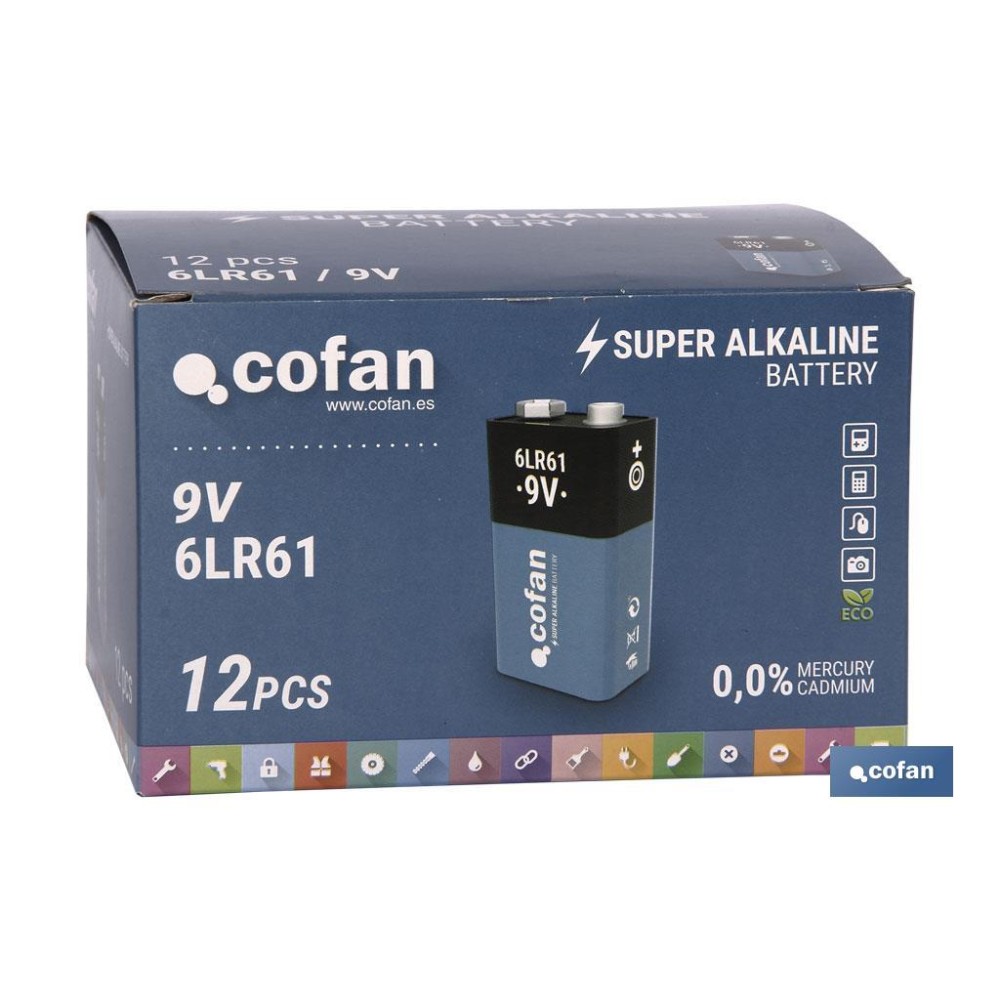BLISTER 1 PILA ALCALINA 6LR61/9V
