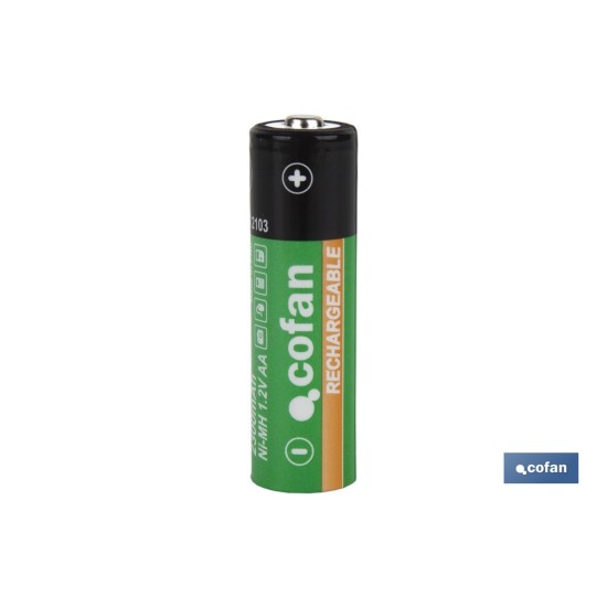BLISTER 4 PILAS RECARGABLES AA 2300mAh