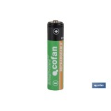 BLISTER 4 PILAS RECARGABLES AAA 900mAh VENTA UNITARIA