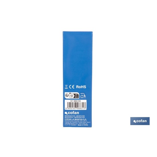 LINTERNA HIGH POWER LED DE 2000 LM CON 5 FUNCIONES Ø 40 X 148 MM