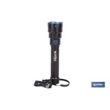 LINTERNA HIGH POWER LED 10000 LM 6 FUNCIONES Ø 60 X 250 MM