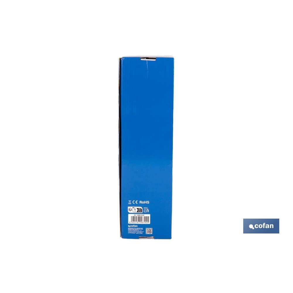 LINTERNA HIGH POWER LED 18.000 LM CON 6 FUNCIONES Ø65 X 322 MM