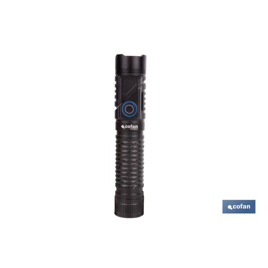 LINTERNA HIGH POWER LED 1200 LM PLEGABLE CON 5 FUNCIONES Ø25 X 132 MM