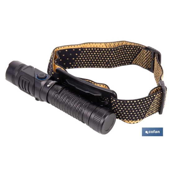 LINTERNA HIGH POWER LED 1200 LM PLEGABLE CON 5 FUNCIONES Ø25 X 132 MM