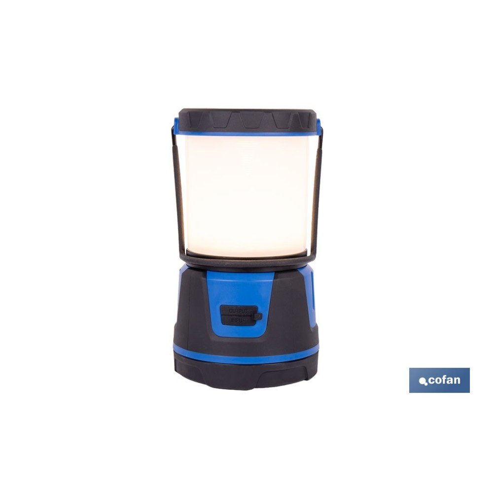 LINTERNA LED PARA CAMPING 2000 LM CON 5 FUNCIONES IP44  Ø115 X 210 MM