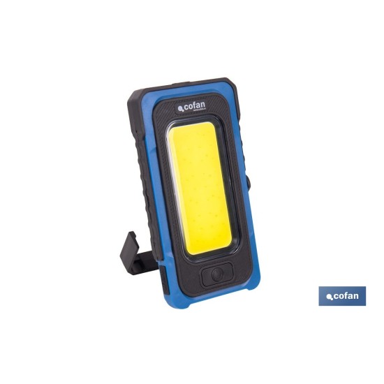 LÁMPARA DE INSPECCIÓN 500 LM COB LED Y PANEL SOLAR