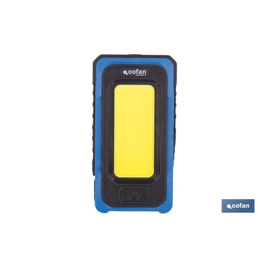 LÁMPARA DE INSPECCIÓN 500 LM COB LED Y PANEL SOLAR