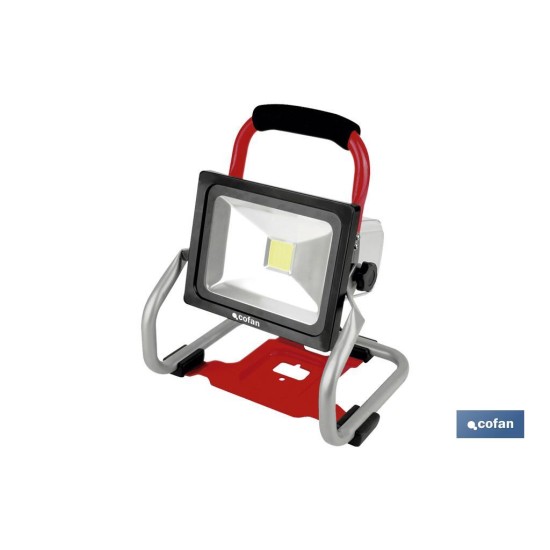 FOCO LED PORTÁTIL A BATERIA REACONDICIONADO Li-ion 18V 20W