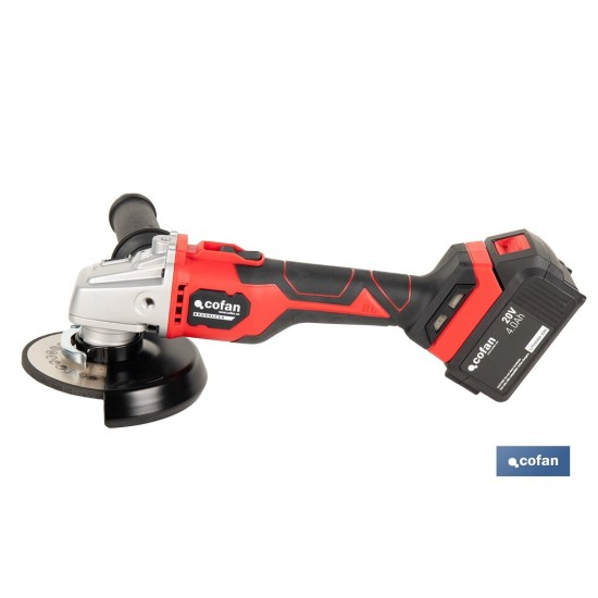 AMOLADORA A BATERÍA Li-ion 20 V 115/125 MM REACONDICIONADO