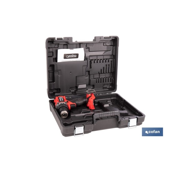 TALADRO ATORNILLADOR COMPACTO A BATERÍA LI-ION 20 V 1900 RPM 60 Nm SIN CARGADOR NI BATERÍA