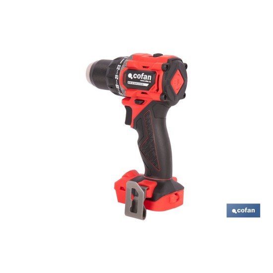TALADRO ATORNILLADOR COMPACTO A BATERÍA LI-ION 20 V 1900 RPM 60 Nm SIN CARGADOR NI BATERÍA