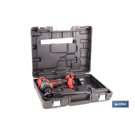 TALADRO PERCUTOR A BATERÍA LI-ION 20 V 2000 RPM 150 NM SIN CARGADOR NI BATERÍA